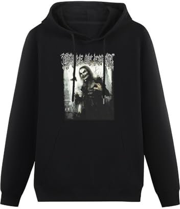 CANOEING Cradle of Filth Yours Immortally Hoody Hoody Unisex Ptinted Hoodies Long Sleeve Men's Hooded with Pocket Black M