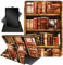 Case for Amazon Fire HD 8 Tablet (2018 2017 2016 Version,8th/7th/6th Generation),360 Degree Rotating Stand Smart Protective Cover Case for All-New Fire HD 8 (8th /6th / 7th),Library Bookshelf 0