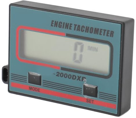 Pulse Engine Tachometer Small Handheld Digital Induction LCD Display for Lawnmower Chain Saw
