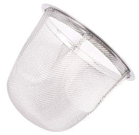 Edelstahl-Tee-Ei, Metall-Teekanne, Ersatz-Sieb, wiederverwendbarer Teefilter, Teeblätter, Beize für lose Kräuterblätter (7 cm)