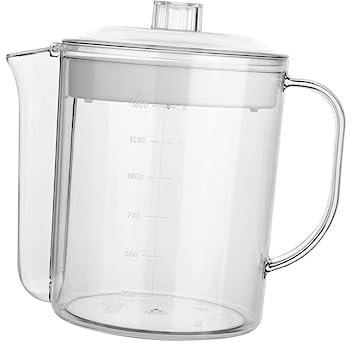 Alipis Oil Separating Measuring Cup 1500ml Fat Separating Gravy Jug Strainer for Kitchen Use