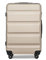KONO Trolley Koffer Mittelgroß Koffer L Hartschalenkoffer Reisekoffer mit Rollen und TSA Schloss Leicht Hartschale Rollkoffer Koffer L Grösse 66x45x26cm, 63Liter (Mittelgroß Koffer, Gold)