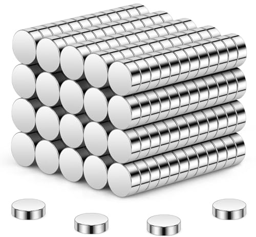 Wukong Neodym Magnete Kleine Magnete, 6x2mm | 250 Stück Mini Stark Magnet für Kühlschrank, Büro, 3D Drucker, Modell und DIY-Projekt