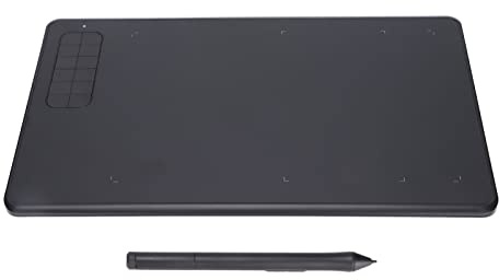 Denash Tablet Graphics Tecnologia Passiva Ad Alta Risoluzione per Designer e Artisti, Compatibile con OS X ABS Black G12