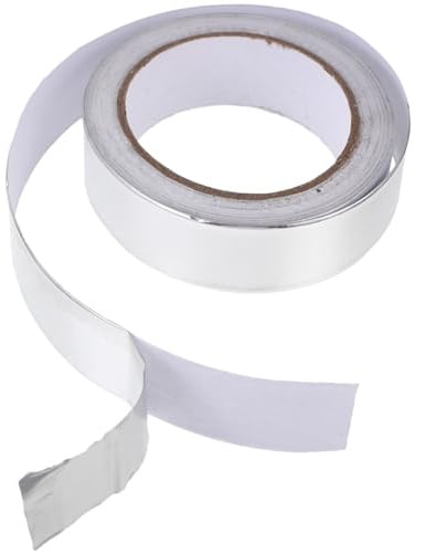 Aluminiumfolienband 1 Rolle Weiß Selbstklebend aus Aluminiumfolie