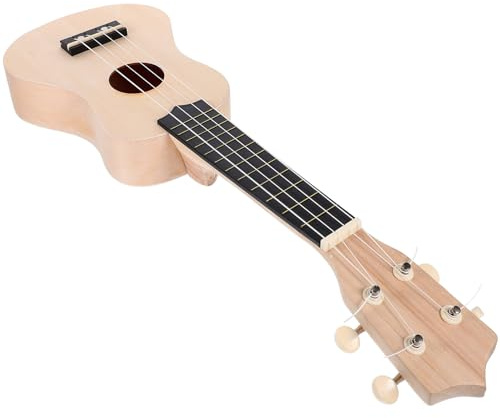 LIFKOME Ukulele mit Handwerklichem Spaß und Sicherem Bastelerlebnis Bausatz Selbstgemacht aus Leichtem Lindenholz für Kinder und Ernsthafte Musiker