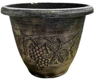 YCCHAH Indoor Plant Pots Round Large Diameter Floor-standing Painted Flower Pot Planters For Outdoor Plants