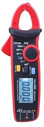 Mini-Zangenmessgerät UT210E Digital True RMS AC/DC Strom Spannungsprüfer VFC Kapazität berührungslos