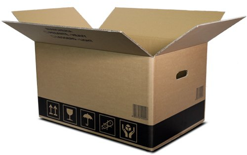Kartons Umzugskartons 10 Stück cm. 60 x 40 x 35 Karton Farbe Havanna doppelte Welle
