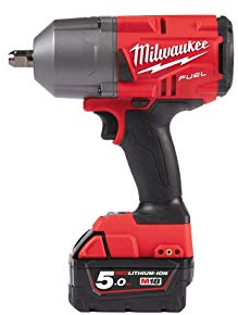 MILWAUKEE Fuel M18 FHIWP12-502X-2 baterías 18V 5.0Ah-1 Cargador M12-18FC 4933459693, Color Rojo