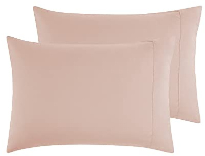 Empyrean Bedding Premium Hotel Pillowcases - Soft King Size - Set of 2 - Pale Blush (Pink)