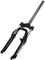 MZP Faltrad Federgabel 20 Fahrrad Aluminium Vorderradgabel Fahrradzubehör Disc V-Brake Für 4,0 Reifen (Color : Black, Size : 20inch)