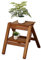 ZLL - Marchepieds escamotables Ménage Stair Tabouret Portable 2 Escabeau Pliant échelle en Bois Enregistrer Espace de Bureau Bibliothèque d'escalade Chaise d'escalier