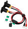 YCIND - Toma de corriente hembra para encendedor de cigarrillos, resistente, 30 A, doble USB 3.1 A, 12 V, 12 AWG, cable de 10 pies, para coche, camión, barco, caravana, móvil, kit de bricolaje