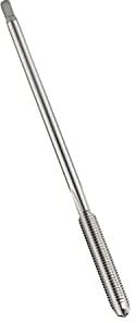 Dormer Gewindebohrer E303M6NO3 Serie E303 HSS-E mit geradem Nut, metrisch mit glänzender Oberfläche, DIN357 Standard, NO3, M6 x 1,00 mm Gewinde, 110 mm Länge