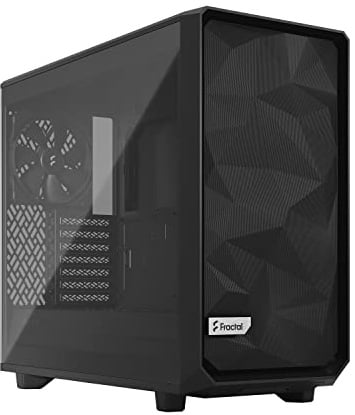 Fractal Design Meshify 2 Lite Black ATX Flexible Light Tinted Tempered Glass Window Mid Tower Computer Case, FD-C-MEL2A-03