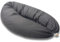 HOBEA-Germany Stillkissen 190 cm x 76 cm XXL Lagerungskissen Schwangerschaftskissen für Baby und Erwachsene Seitenschläferkissen Stillkissen mit Bezug aus Bio Baumwolle, Anthrazit