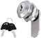 Serratura a Camma 16mm in Acciaio Inossidabile, Cam Lock di Sicurezza con 2 Chiavi Gemelle per Cassette Postali, Armadi, Armadietti e Cassetti – Mailbox Lock