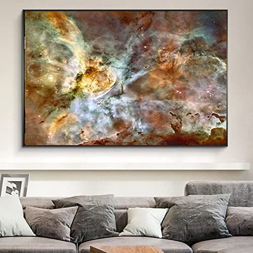 Dittelle Hubble Space Telescope Photo Carina Nebula Fotodrucke auf Leinwand, Gemälde, Wandkunst, künstlerisches Poster für Heimdekoration, 60 x 90 cm (23,6 Zoll x 35,4 Zoll), ohne Rahmen