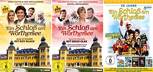 Ein Schloß am Wörthersee - Staffel 1/2 +3 inkl. Sommerkapriolen und Dokumentation 30 Jahre + 5 DOKUS - Digital Restauriert im Set - Deutsche Originalware [17 DVDs]