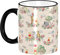 Lawenp Mug for I-Aah Kaffeetasse – Große Keramik Schwarz Kaffeetasse Teetasse 330ml