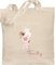 Baumwolltasche - Initialen - Geschenk personalisiert mit Namen I Geschenkideen Anfangsbuchstabe Name - Unisize - Naturweiß - braut tasche namens geschenke buchstaben buchstabe beutel einkaufstasche