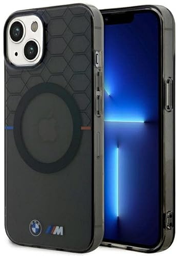 BMW BMHMP14MHGPK hülle für iPhone 14 Plus 6.7 grau Pattern