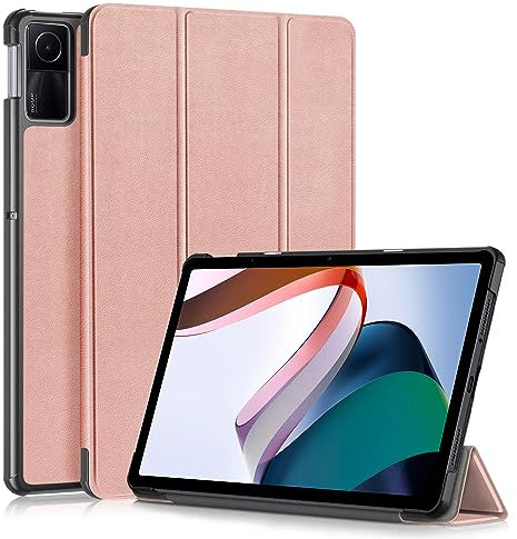 OSXINYIV Tablet Case Cubierta Protectora de la Funda para Redmi Pad SE 11 Pulgadas Tablet 2023, Redmi Pad SE Case con Auto Sleep/Wake (Rose Gold)