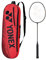 YONEX ASTROX TX schwarz besaitet Angriffsschläger Badmintonracket mit passendem Racketbag schwarz/rot mit Rucksackfunktion/UVP 119,90€