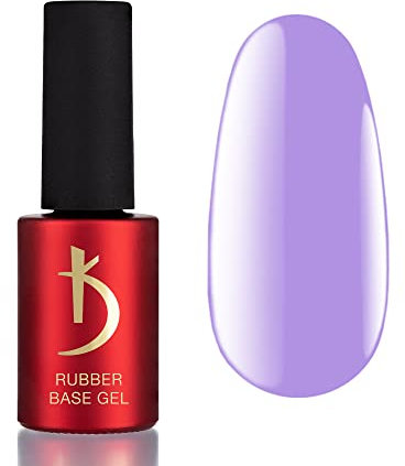 K Professional Rubber Base Gel - Base Coat Purple Haze -7ml- Unterlack - Nagellack - Lila Farben - Gelnägel