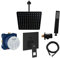 vanvilla Sistema doccia con miscelatore incasso doccia di Grohe Eurocube e doccia a pioggia vanvilla con miscelatore, soffione doccia angolare, kit doccia GS02 nero opaco