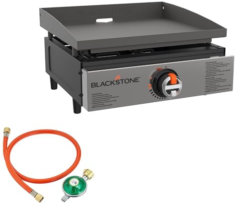 Bundle of Blackstone 17″ Griddle Tischgrill mit 1 Brennern + 50 mBar Regulator