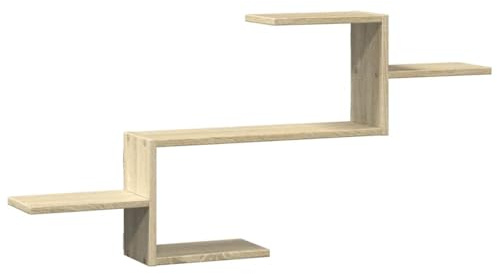 vidaXL Wandregal Sonoma-Eiche 104x15x49 cm Holzwerkstoff