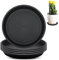 Chuner Lot de 5 Soucoupes pour Plantes, Soucoupes pour Pots de Fleurs pour Plantes, Plateaux de Planteur pour Intérieur, Extérieur, Jardin - 19cm