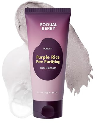 EQQUALBERRY Pore Reset Ton-Gesichtsmaske, Koreanisch mit Niacinamid und Madecassoside, Mitesser und Tiefenreinigung, 130 ml