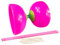 Harilla Kit de Diabolo Chinois avec Triple Roulement pour Jonglage et Loisirs, Rose