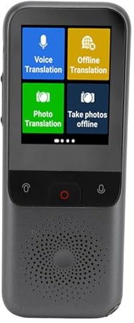 Traducteur de Langue, Écran de 2,4 Pouces 138 Langues Hors Ligne Interprétation Simultanée Traducteur Vocal Photo sans Fil pour Les Affaires, L'apprentissage et Les Voyages