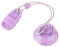 fengyishangwu Giocattolo a ventosa per cani con corda, materiale TPR, lunghezza corda 25 cm, blu/verde/viola (viola)