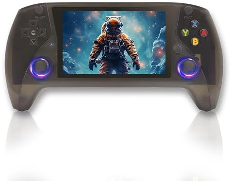 R50s Console de Jeux rétro Portable avec 20000/25000+ Jeux intégrés, écran IPS de 4,0 Pouces, 64/128G, 20+ émulateurs, Batterie 3000mAh, système E Open Source (64G,Noir)