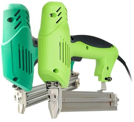 TIEOAXFT 220 Electric Nail Gun Nailing Stapler Shooter Stapler Gun Woodworking Tools Furniture Stapler Framing Tacker DIY Hand Tool
