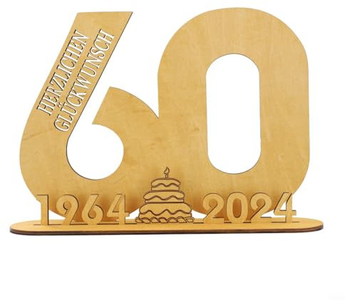 Panneau en bois personnalisable pour anniversaire 2024 avec livre d'or et support décoratif (60)