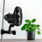 KLGFI Grow Ventilator mit Clip Oszillierend, 25W Clip Ventilator mit 2 Geschwind, Schwenkbar Grow Lüfter
