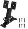 Sumsoctober Kit di staffe regolabili per gazebo e pergola da esterno in acciaio per montaggio a sella per pali in legno 4x4 4x6 4x8 resistente alle intemperie supporto resistente per patio giardino