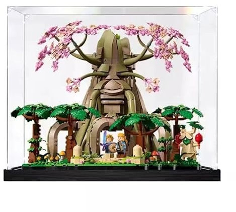 3MM Display Case for Lego 77092 Great Deku Tree Building Set,Dustproof Clear Display Case Compatible with Lego 77092(Not Include The Model)