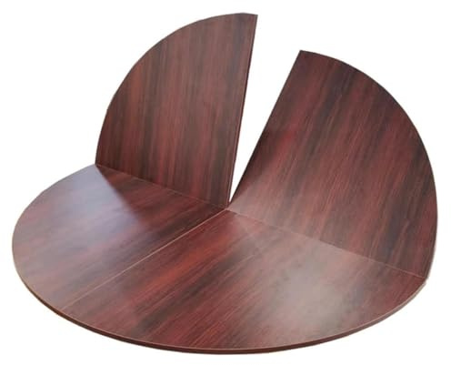 ZIUSFAC Tischplatte Klappbare Große Schreibtischplatte 120 140 160 180 200cm Esszimmertisch Holz Klapptischplatte Tischplattenverlängerung Für Essveranstaltungen(Red,130cm/51in)