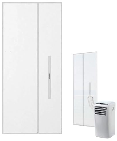 Kit De Cierre De Ventana De Aire Acondicionado: Sellado Flexible Para Mangueras De Escape De CA Portátiles, Soporte De Puerta Corredera Para Puertas De Balcón Y Ventanas De Sótano, Panel De Sellado Co