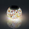 SUAVER Bunte Sphärische Mosaik Lampe,Wasserdichte LED Magic Kugel Leuchten Solar Mosaik Tischlampe für Garten, Patio, Tabelle, Zimmer (Granit)
