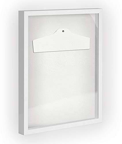 Bildershop-24 Objektrahmen Trikotrahmen VARIO inkl. Bügel und Passepartout 50x60cm Weiß (lackiert)