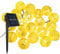 ALED LIGHT Solar LED Lampion Lichterkette, 6.5m 30 Lampion Wasserdicht LED Lichterkette Solar Laternen Außen Warmweiß Dekorative für Party, Weihnachten, Garten, Patio, Halloween, Dekoration