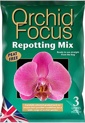 2 X Orchid Focus Repotting Mix 3 Litre